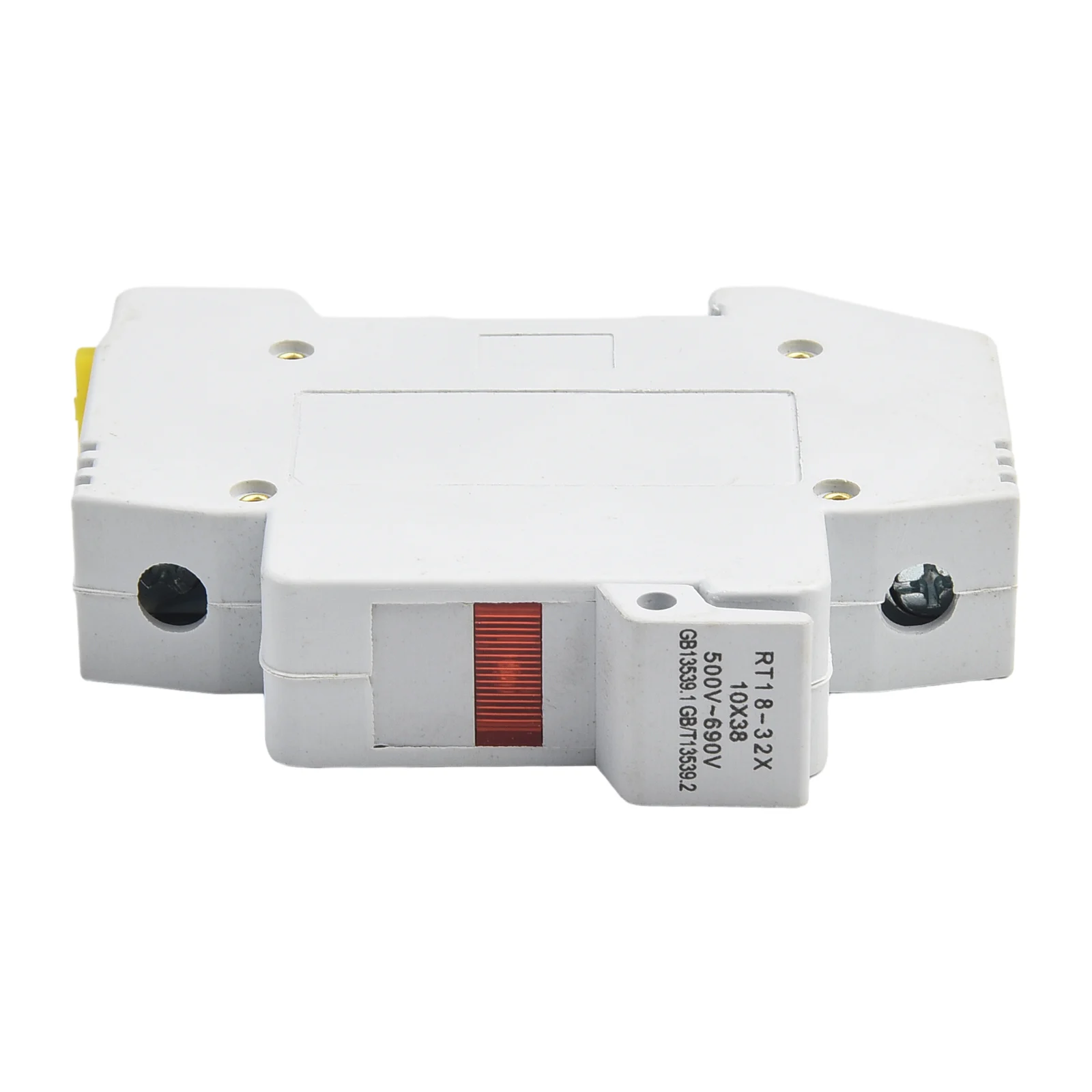 RT18-32X 1P 32A Fuse Base 10x38mm DIN Rail Mount Fuse Holder Base With LED Light Fuse R015 500V Safety Seats Connector