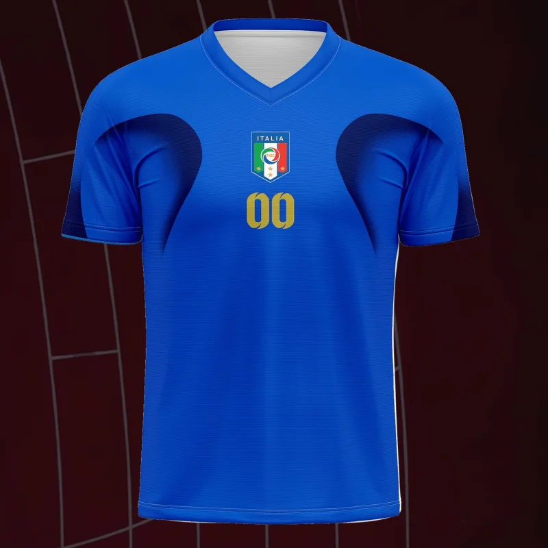 تي شيرت مخصص لتدريب كرة القدم برقبة على شكل حرف V للبالغين والمراهقين، مجموعات ملابس رياضية مخصصة لنادي الفريق والعائلة #2