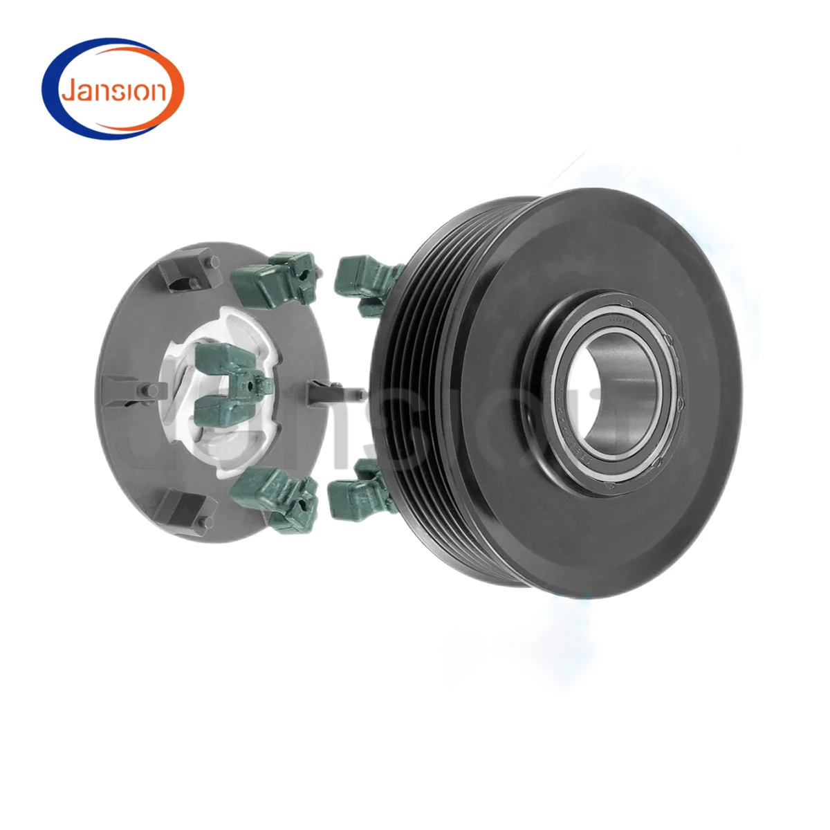 AC A/C Air Conditioning Compressor Clutch Pulley  6SEU14C For AUDI A4 B7 B8 Q5 A6 C6 V6 STEEL VERS 4F0260810K  7P0820803F