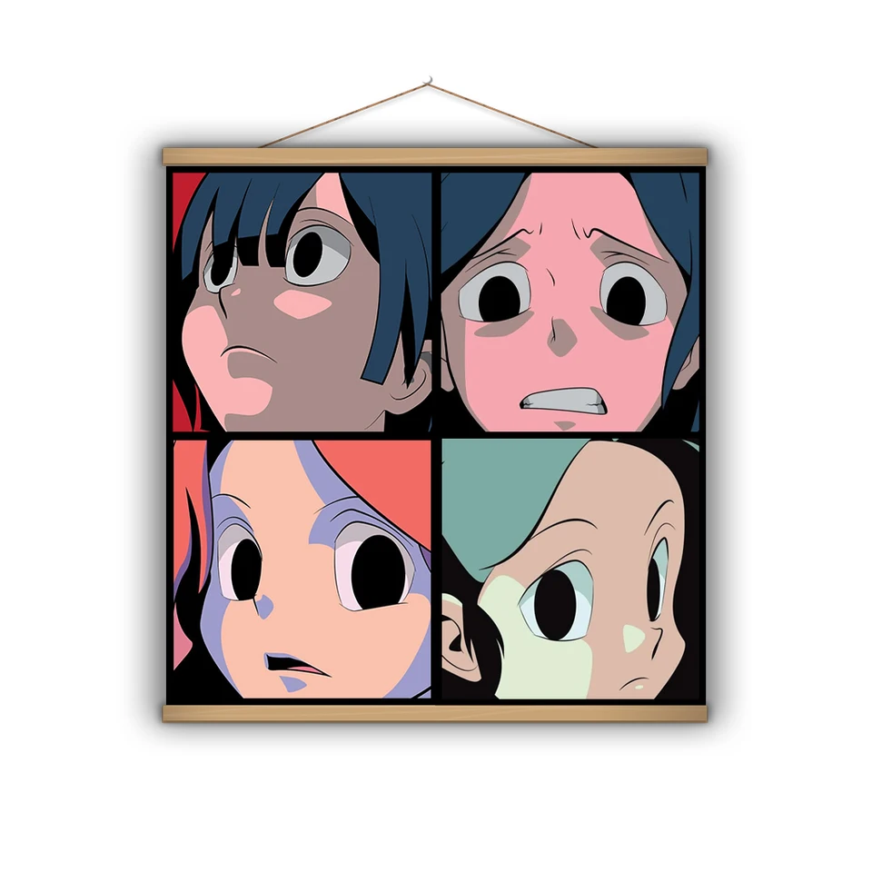 aokizy オク　スンチョル　アニメーションポスター AOKIZY Artist Adoy Anime Poster Decor Canvas Printed Painting