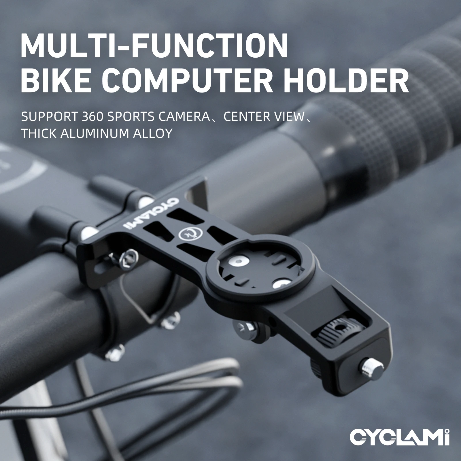 

CYCLAMI BiKe Computer Mount Multifunctional Handlebar Extension Front Mount Camera Holder for XOSS IGPSPORT