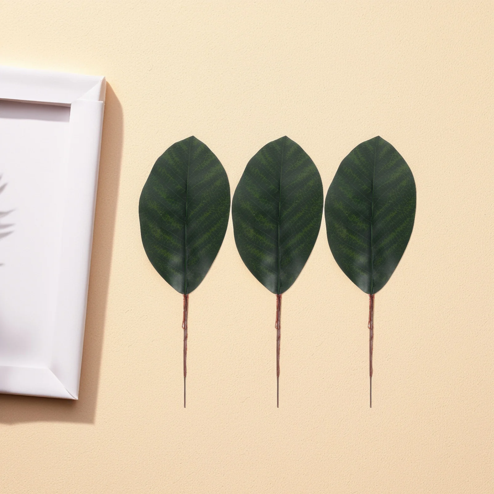 

20pcs Artificial Leaves Faux Greenery Decorative Plant Stems Wedding Home Event Decoration PlasticLeaves