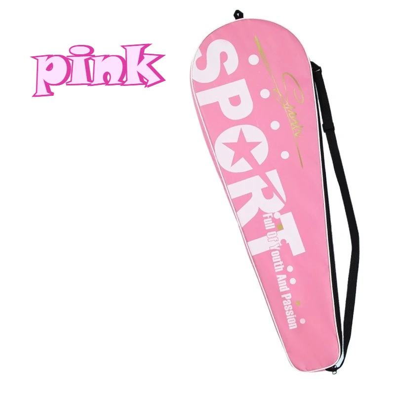 3‑Layer Thickened Waterproof Oxford Badminton Racket Bag Single Shoulder Portable Carry Case for 1‑2 Rackets