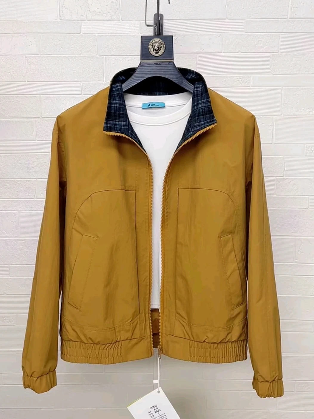 

High Quality Men's Stand Collar Jacket Spring Autumn New Style Fashionable Versatile Premium Cool Business Standard Fit Long ...