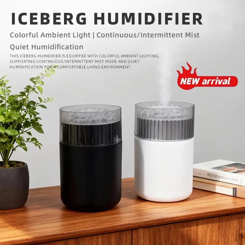 

Мини-увлажнитель воздуха с разноцветной подсветкой, тихий персональный распылитель тумана, автомобильный ароматерапевтический диффузор для дома и офиса