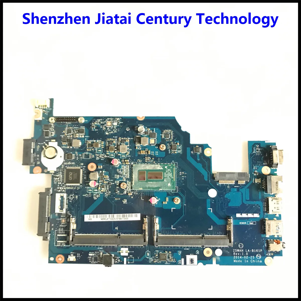 

Z5WAH LA-B161P For Acer aspire E5-571 E5-531 laptop motherboard NBML911001 NB.ML911.001 SR1DV 2957U CPU 100% TESTED OK