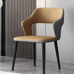 Luksusowe krzesło do jadalni Skórzane włoskie designerskie proste klasyczne minimalistyczne krzesło Luksusowe meble Sillas De Comedor Modernos