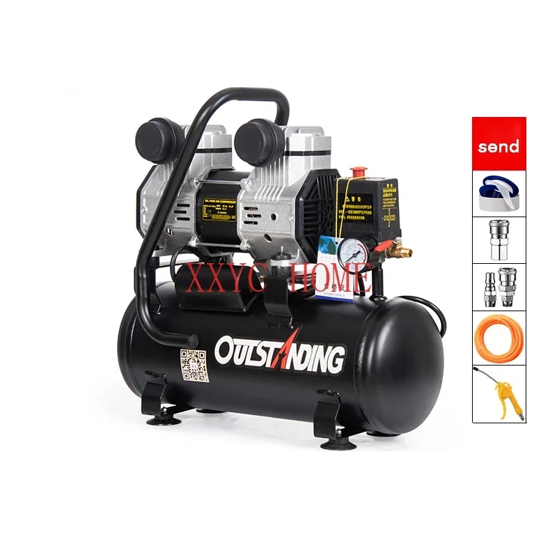 Silent Air Pump High Pressure Industrial Air Compressor Portable Woodworking Air Pump