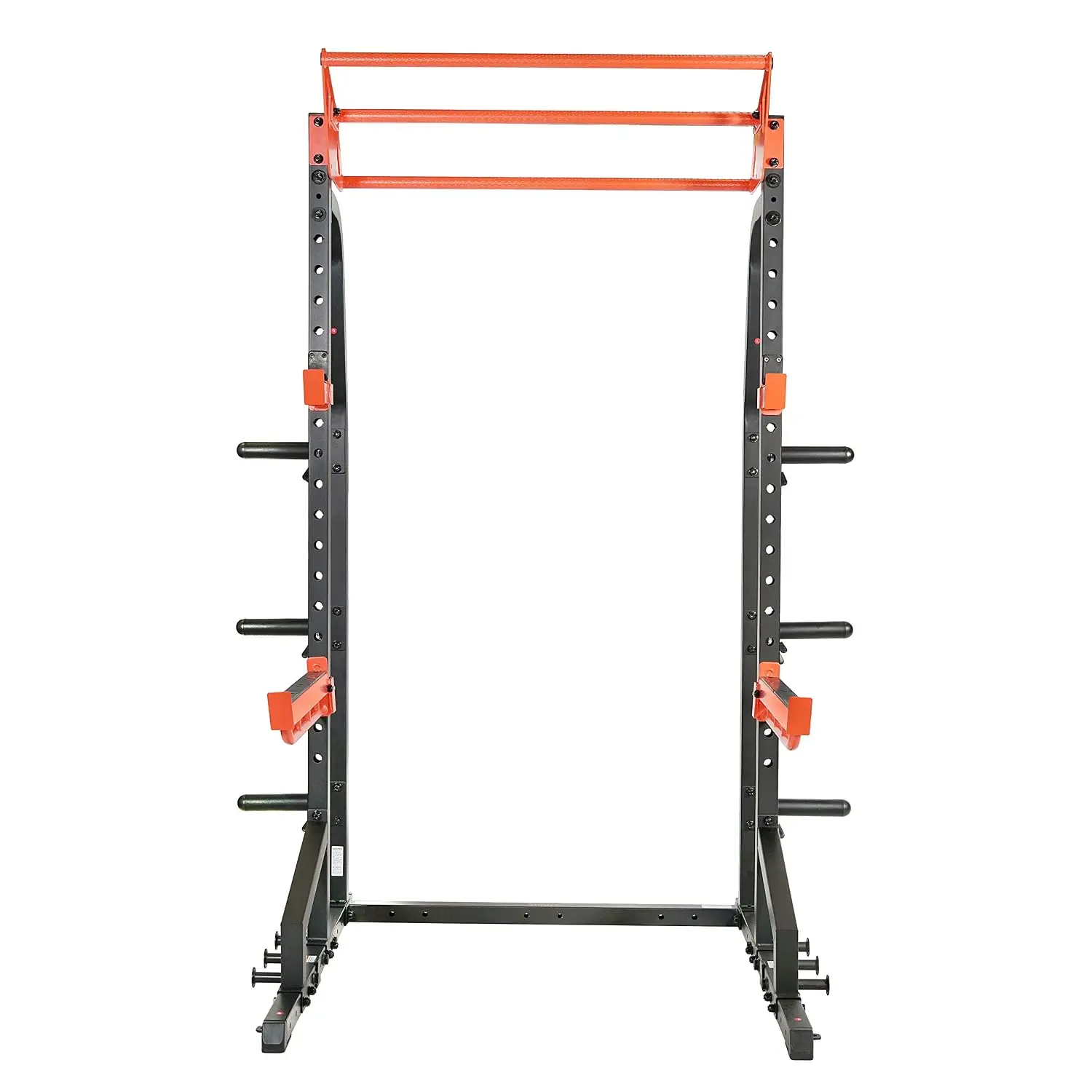 Half Rack Cage with Adjustable Pull-Up Bar & Power Station, Custom