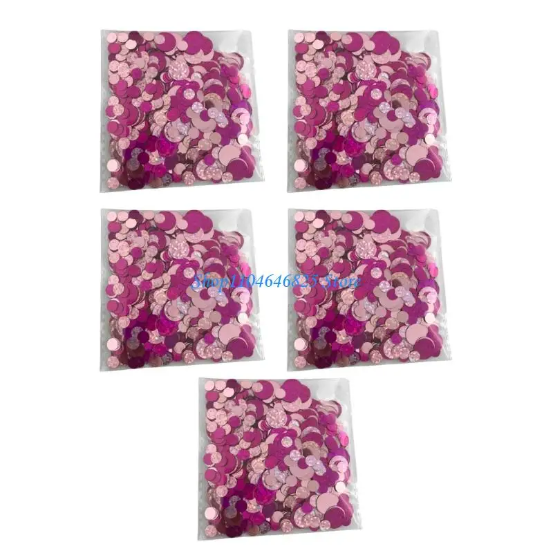 

Glittering Round Confettis Shimmering PVC Confetti for Wedding Valentine's Day