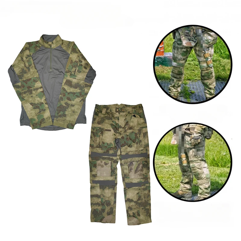 New Camo Tactical G3 Sets Mens Breathable Waterproof Outdoor Combat Uniform Male Wear-resistant Multi Pocket Hunting Pants