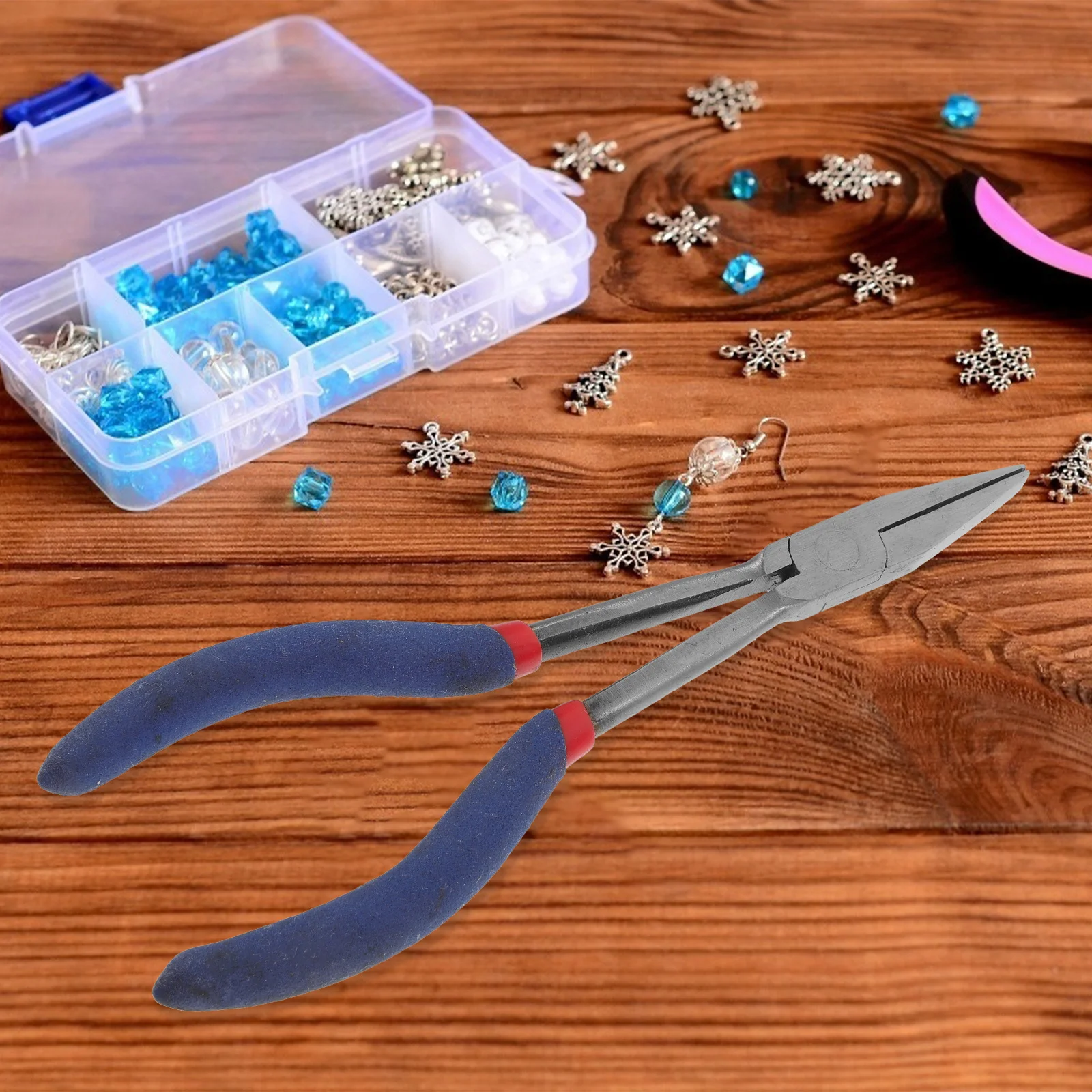 

Flat Nose Pliers High and Flexibility Easy to Use in Tight Spaces Perfect for School Craft Party Handmade Projects