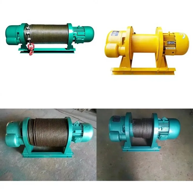 1 Ton 500kg Portable Mini Single Wire Rope Hoist for Lifting Goods Between Floors