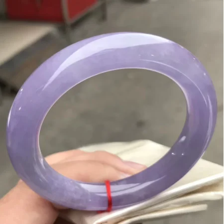 Send Certificate 100% Grade A Jadeite Myanmar Purple Jade Round Bangle Women Fine Healing Jewelry Burma Certified Jades Bangles