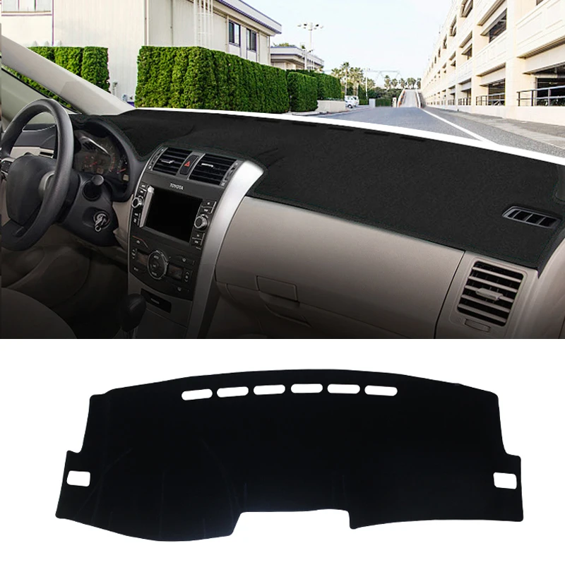 For Toyota Corolla Fielder 2007 2008 2009 2010 2011 Car Dashboard Cover Avoid Light Mats Sun Shade Carpets Anti-UV Accessories