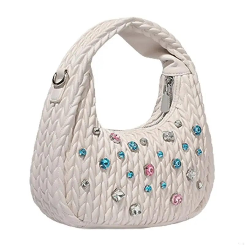 

Женская плиссированная сумка через плечо, модная сумка на плечо, сумка из искусственной кожи, универсальная сумка в форме сумка