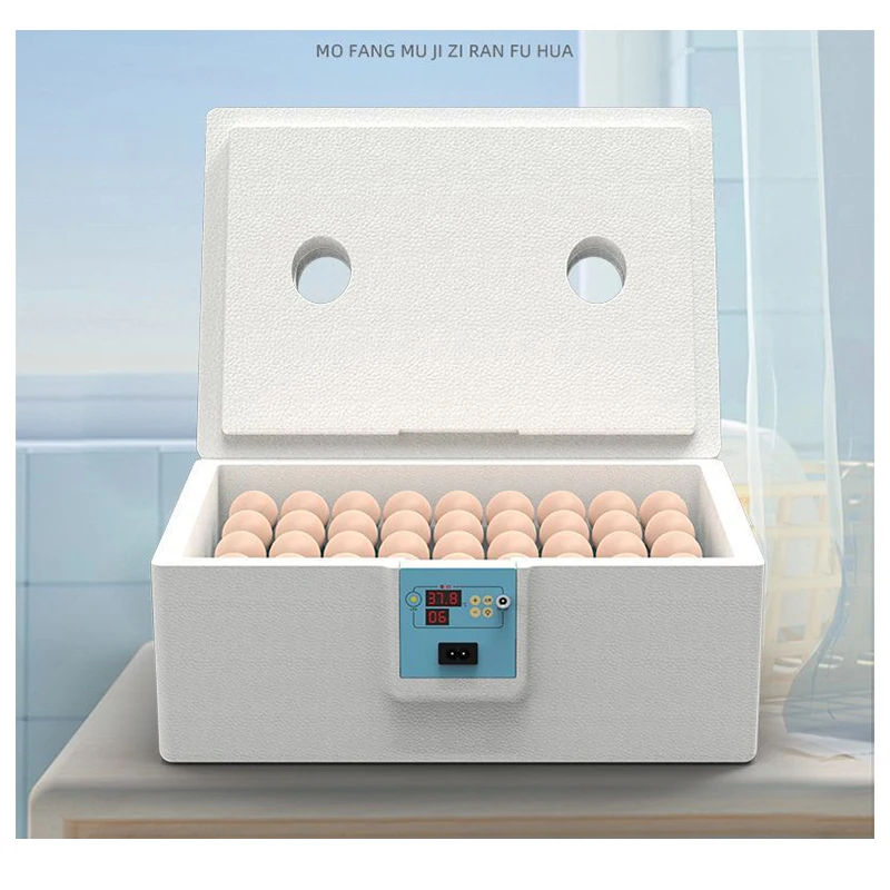 

10 Egg Incubator Automatic Bionic Waterbed Incubator Thermostatic Incubator Manual Turnover All-in-One Machine