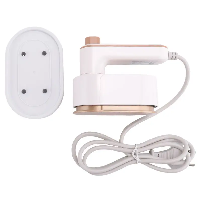 

ABLQ Electric Mini Iron Handheld Garment Steamer Machine Portable Wet Dry Steam Iron Fabric Ironing Machine