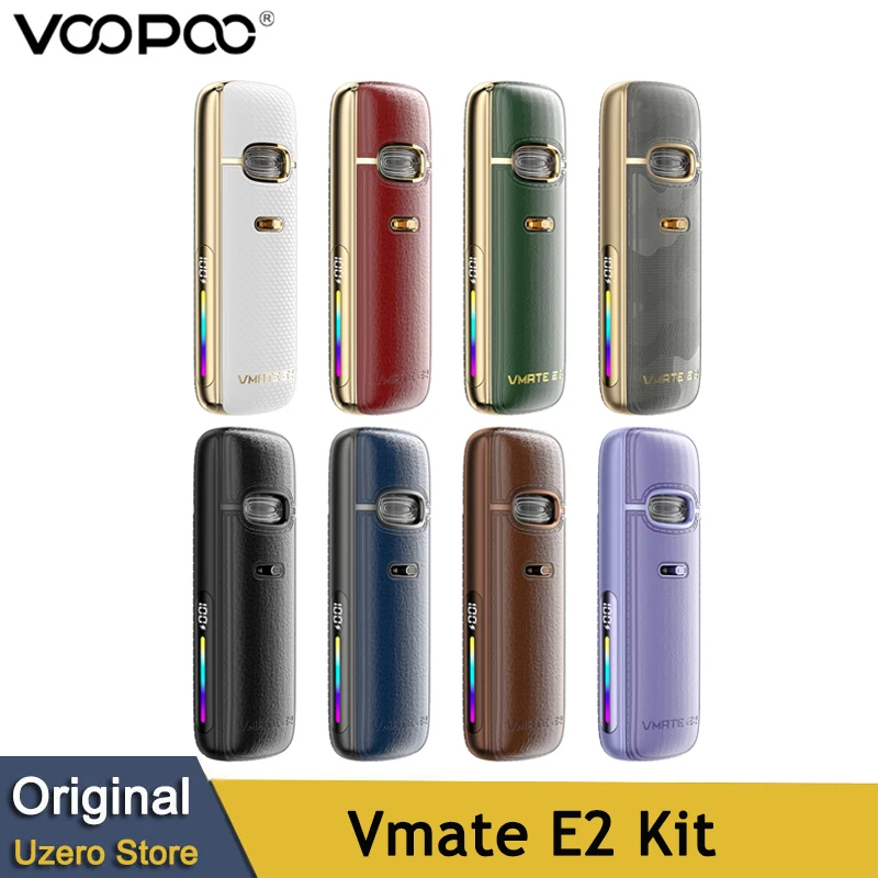 Original VOOPOO Vmate E2 Kit 30W Vape con batería de 1500mAh 3ML Vmate cartucho de llenado superior 0,4/0,7ohm vaporizador de cigarrillo electrónico