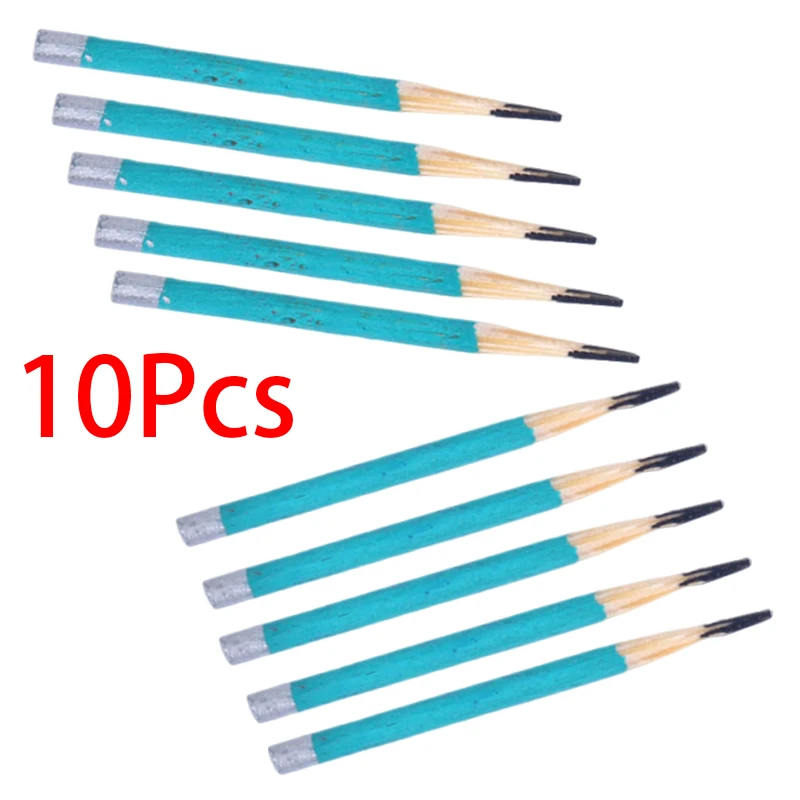 10 個ドールハウスミニチュアカラーペンミニ鉛筆学用品モデル子供ふり遊びおもちゃ家の装飾