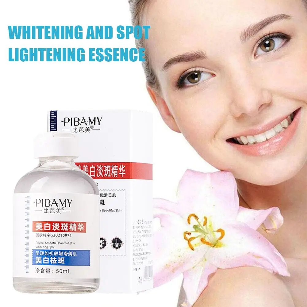 Pibamy Black Spot Remover Chino Vitamin C Face Serum For Freckles For Women Men Blemish Anti-Wrinkle Essence Skin Care 50ml G2M0