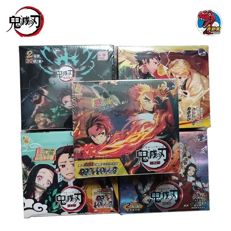 Anime Demon Slayer Card Box SSP Flash Gold Rare Cards Kamado Tanjirou Nezuko Anime Peripheral New Spot Goods Kimetsu No Yaiba