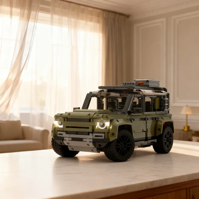 

2879pcs MOC Panoramic Roof For 1 10 Land Rover Technical Model Building Blocks Architecture Toy Christmas Gifts Brick Kids DIY