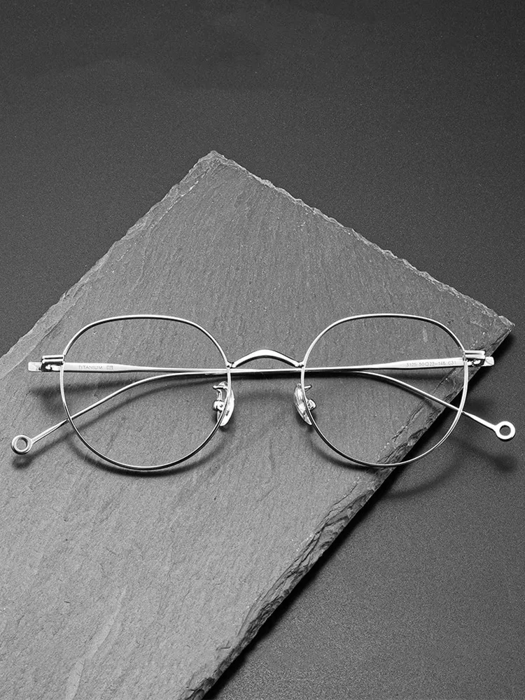 

Solar System Retro Pure Titanium Irregular Circle Design Glasses Frames Fashion Optical Prescription Customization Eyeglasses