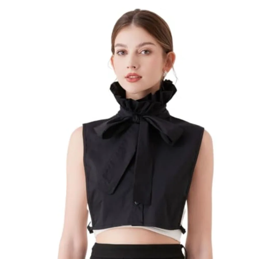 

YEKEYI Women Fake Collar Shirt Versatile Accessories Victorian Collar Half Shirt Collar False Sleeve Cuffs