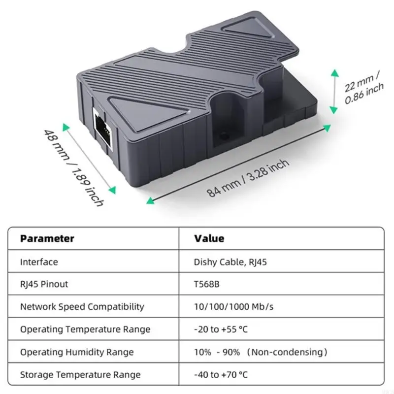 M6CB Networks Adaptador cable Converter Ethernet velocidad Múltiples Longitudes disponibles