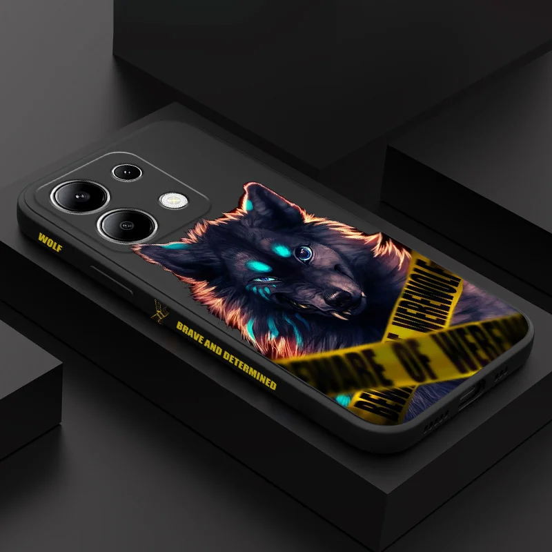 King Of Wolves Phone Case For Xiaomi Redmi Note 13 12 12S 11 11S 10 10S 9 9S Pro Plus 4G 5G Liquid Silicone Cover