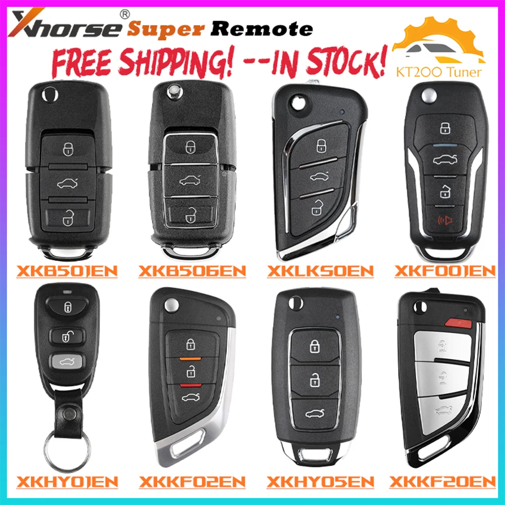 

Xhorse XK Series Wire Key XKB501EN XKB506EN XKLKS0EN XKFO01EN XKHY01EN XKKF02EN XKHY05EN XKKF20EN XK Wire Remote Key