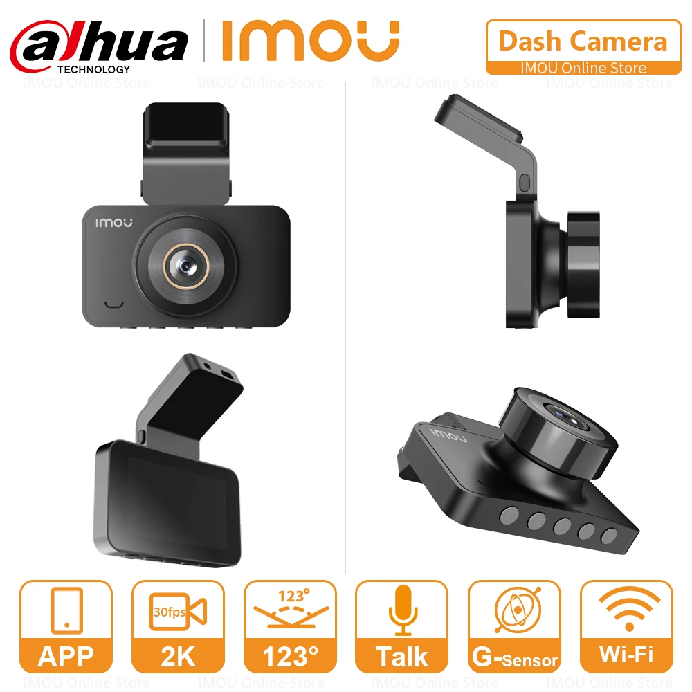 

IMOU Dash Cam S400 Pro ADAS With 3" Screen APP Interconnection Built-in GPS Multilingual System Night Vision Surveillance Camera