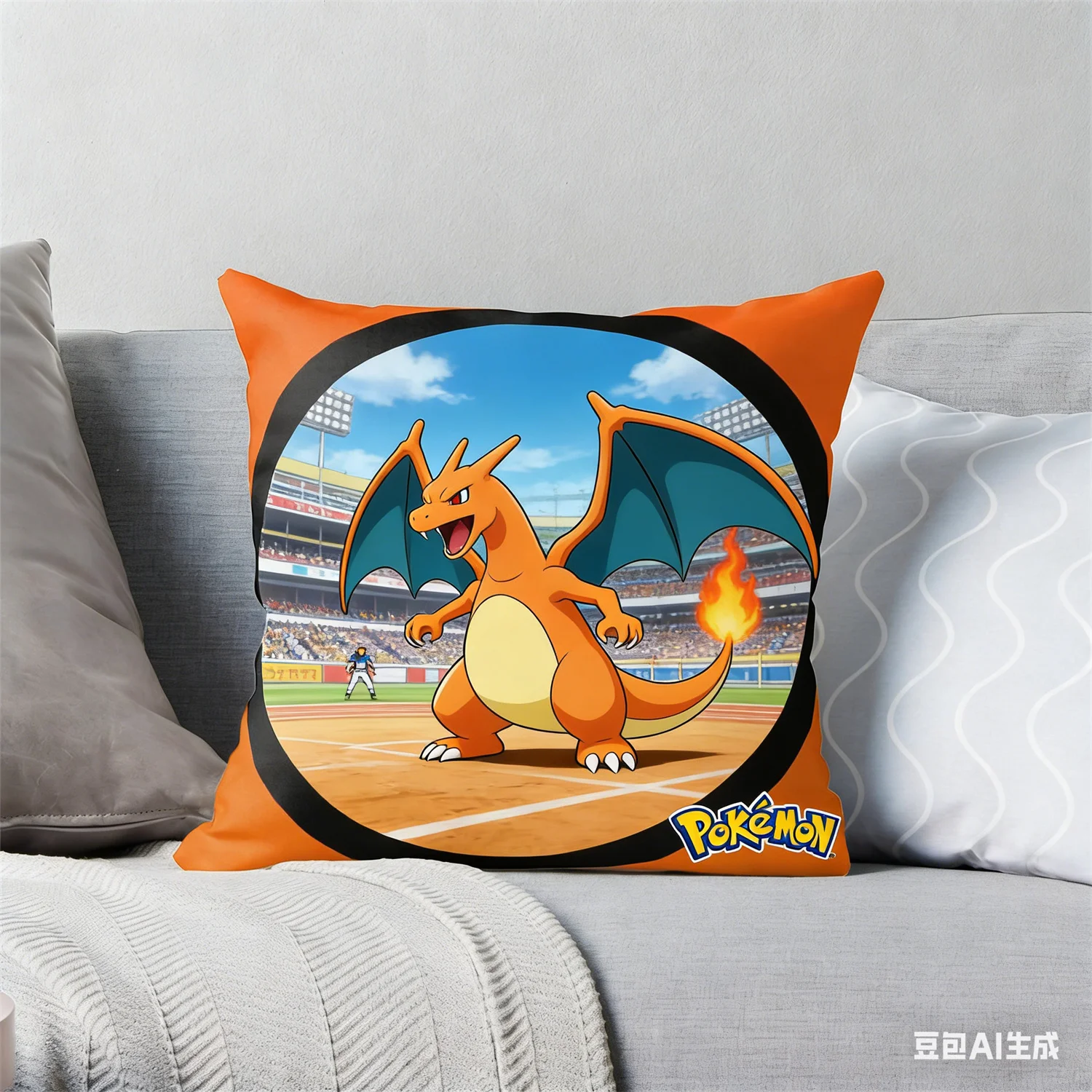 

Pokémon Pillow, Fan Favorite Pikachu & Bulbasaur Print Decorative Pillow for Fans, Cute Anime Home Decor and Collectible Style