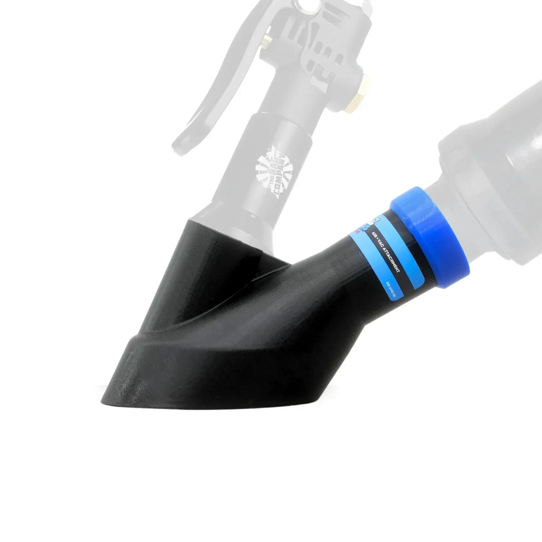 Oval Shape Automotive Detailing Tool With Simultaneous Blow And Vacuum Function Compatible With For Tight Space Cleaning