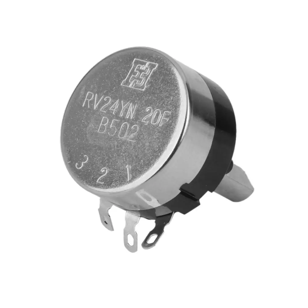 Potentiometer Arcade Game Controller Silver Shaft Variable Resistance Component for Coin Operated Machine