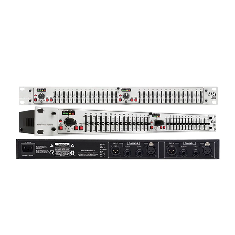 

High Quality 215S Professional Audio Graphic Equalizer for Sound Graphic Equalizer