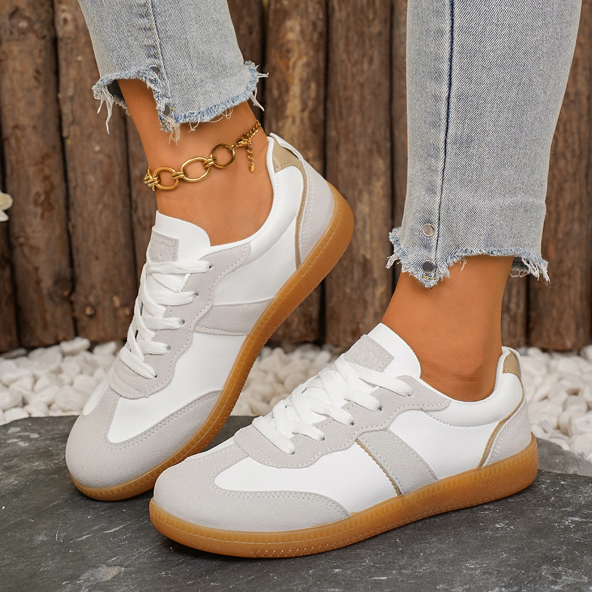 

Женские кроссовки, новинка 2025, женская обувь из натуральной кожи Moral, повседневная весенняя женская обувь на плоской подошве