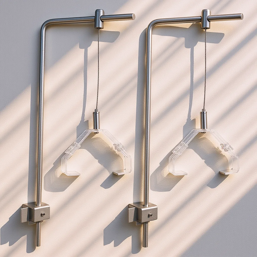 

2Pcs Fish Tank Light Holder Bracket Mounting Kit for Aquarium Lamp Stand Riser Chandelier Fixture Rack Lighting Support