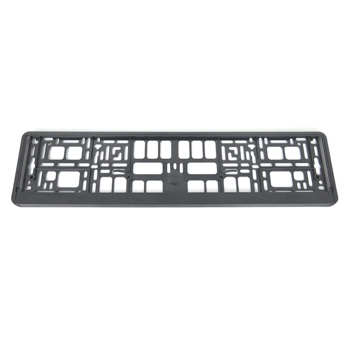 XCLPF 1PCS black color ABS Hydrographic Euro Car Licence Number Plate Surround Holder Frame For European Automobiles