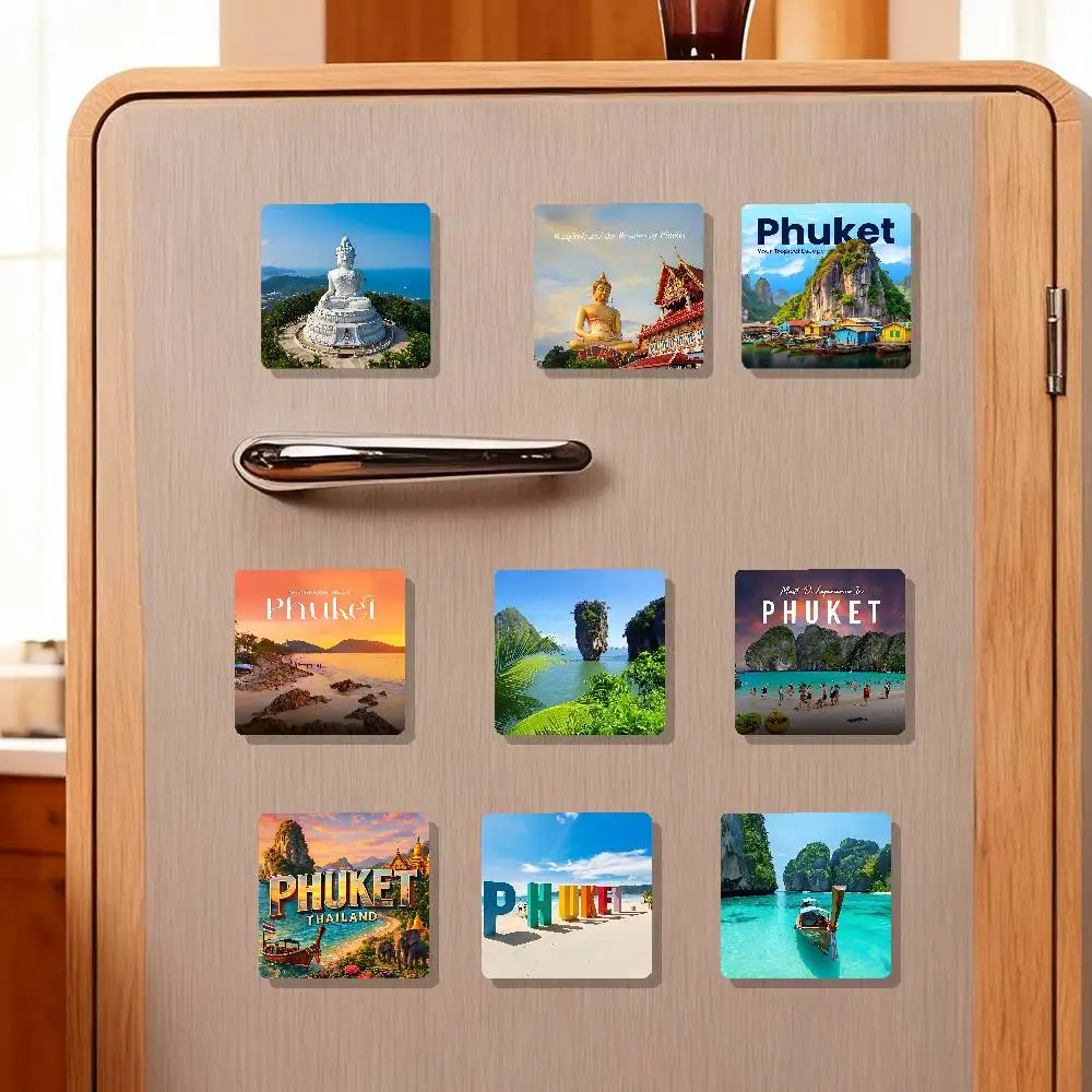 Phuket Island Refrigerator Magnets For Dishwasher/ Refrigerator/ Freezer, Whimsical Kitchen Decor