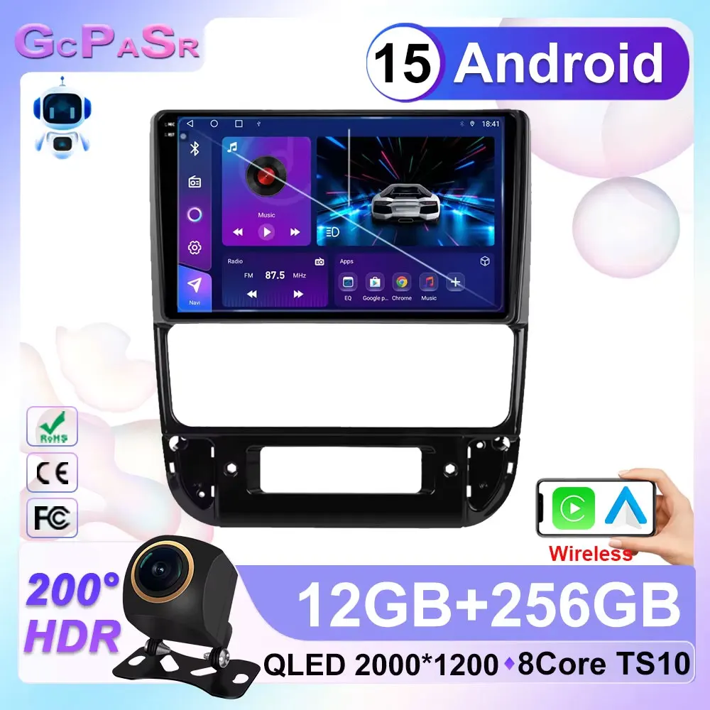 

Android 15 For Peugeot 406 1994-2005 Car video Carplay GPS Navigation Screen AutoRadio 5G Wifi Stereo Video Unit No 2 din DVD BT