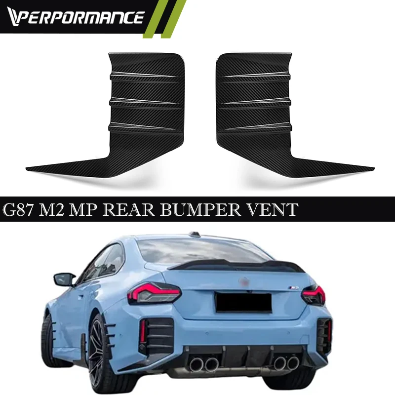 

2023+ Carbon Fiber Rear Bumper Vent G87 M2 MP style Rear Vent Exterior Auto Parts m2 rear bumper attachment G87