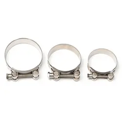 1pc Useful New Hardware Sealing Repair Tool Stainless Steel T Bolt Hose Clamps Pipe Clip