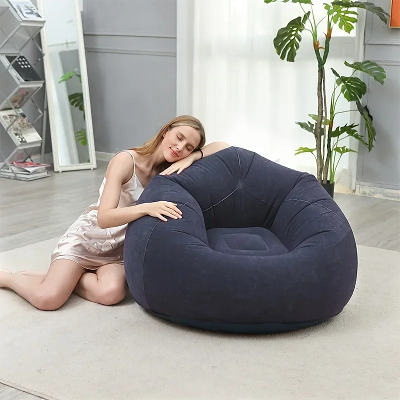 Sofá inflable para exteriores, Puffs de interior que ahorran espacio, salón, sofá de aire, equipo de Camping, Poltrona Gonfiabile, muebles para el hogar