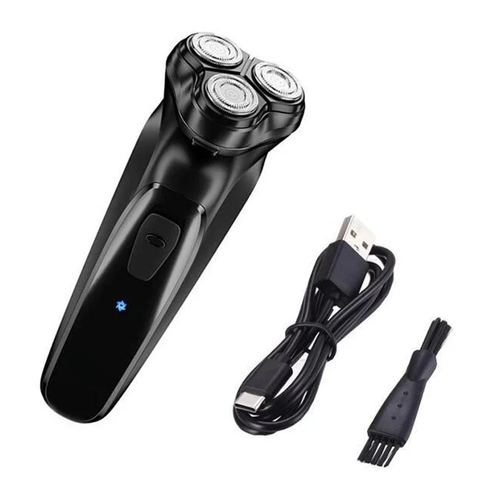 2 in 1 Electric Rotary Shavers for men 5W Razor Rechargeable Hair Trimmer 3D Floating Blade Washable Rotary Shaving Machine