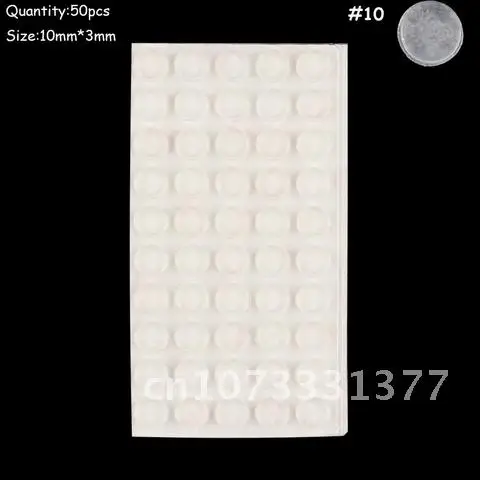 

50/64/100 Pcs Transparent Self Adhesive Durable Furniture Door Collision Cushion Stopper Silicone Buffer Pads Avoid Loud Bumper