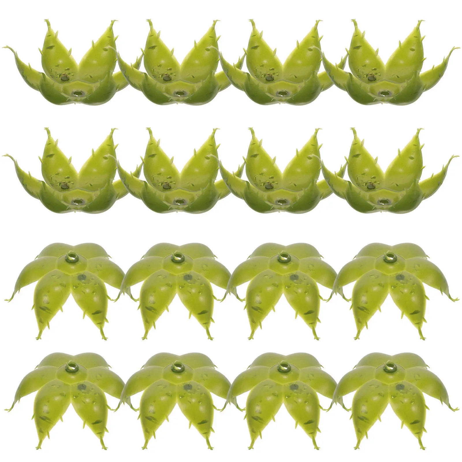

50Pcs Artificial Flower Calyxes Plastic Rose Sepals DIY Supplies Flower Fake Calyxes Receptacle for Crafting Decoration