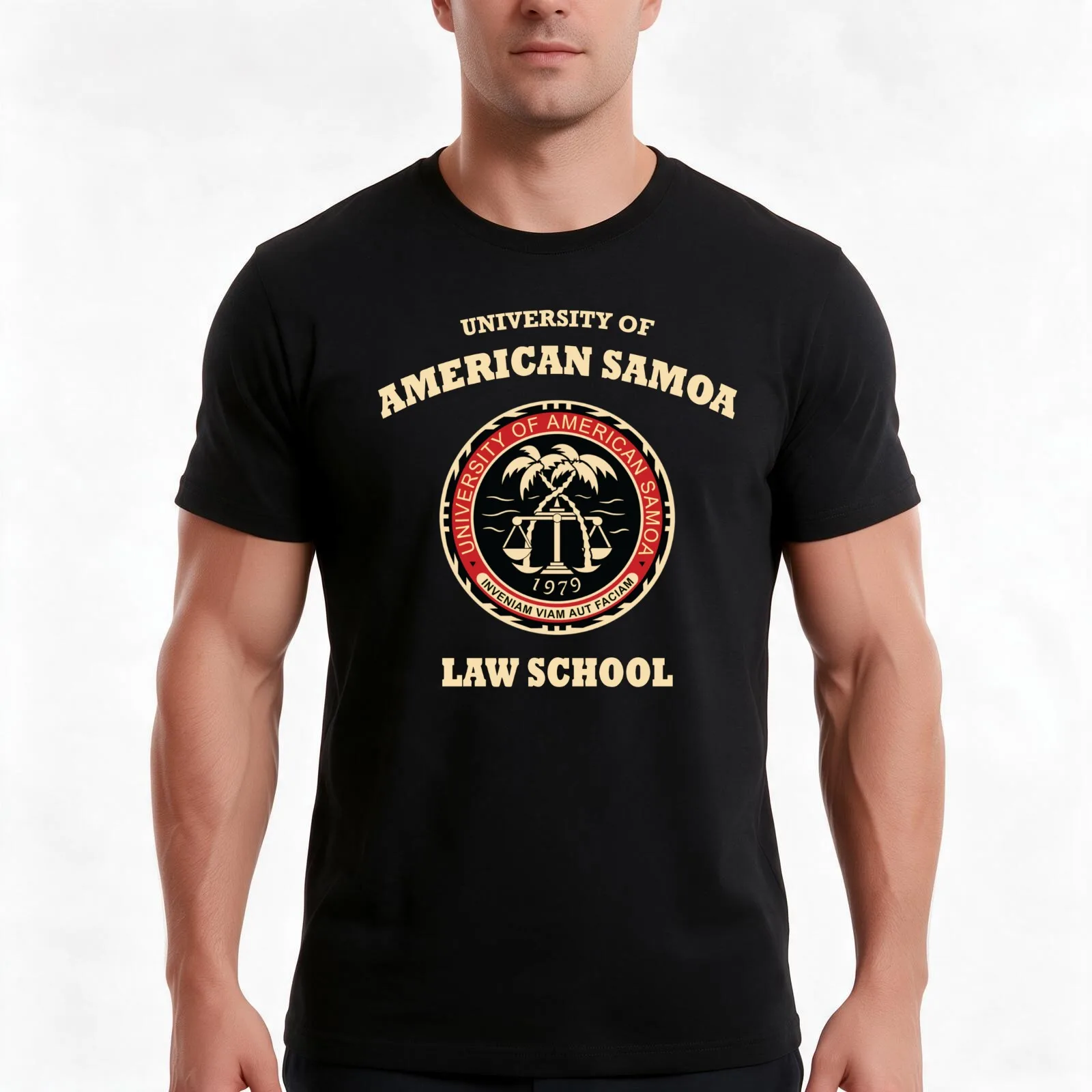 University of American Samoa Law School T-Shirt Summer Casual Cotton Tee Oversized Streetwear Tops Vintage Graphic Print