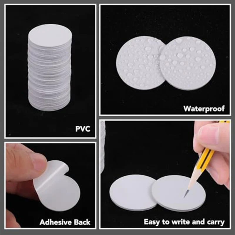 ABFN-60 шт. NFC Tagsntag 215 NFC-стикер, круглый NFC-тег, перезаписываемая карта NFC, липкая задняя часть, устройство для сотового телефона с поддержкой NFC, легко